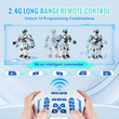 VEVOR RC Robot Toy Talking Dancing Χειρονομία και φωνητικό τηλεχειριστήριο Προγραμματιζόμενο