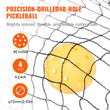 Σετ διχτυών VEVOR Pickleball, φορητό σύστημα Pickleball ρυθμιζόμενου μεγέθους 22 FT με τσάντα μεταφοράς, μπάλες και ρόδες, σταθερό μεταλλικό πλαίσιο ανθεκτικό στις καιρικές συνθήκες και ισχυρό δίχτυ PE, για υπαίθριο δρόμο πίσω αυλής
