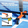 Σετ διχτυών VEVOR Pickleball, φορητό σύστημα Pickleball ρυθμιζόμενου μεγέθους 22 FT με τσάντα μεταφοράς, μπάλες και ρόδες, σταθερό μεταλλικό πλαίσιο ανθεκτικό στις καιρικές συνθήκες και ισχυρό δίχτυ PE, για υπαίθριο δρόμο πίσω αυλής