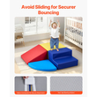 VEVOR Climbing Toys 4 τεμάχια, μπλοκ αναρρίχησης αφρού για νήπια και παιδιά προσχολικής ηλικίας