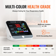 VEVOR 8-IN-1 Mini Monitor Quality Air Meter PM1.0/2.5/10 HCHO TVOC Tester