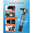 VEVOR 0.5L Scuba Tank 98.43ft Depth Diving Refillable Snorkel Air Tank with Pump