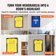 Θήκη VEVOR 2PCs Jersey Frame Display, 23,3x31,2x1,5 ίντσες, Μεγάλο Sport Jersey Shadow Box με 98% προστασία από την υπεριώδη ακτινοβολία για PC και κρεμάστρες, για μπάσκετ μπάσκετ μπάσκετ ποδοσφαίρου χόκεϊ και στολή