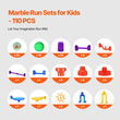 VEVOR Marble Run Set 110 PCS Building STEM Toy Educational Blocks Δώρο για παιδιά