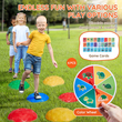 VEVOR Kids Balance Steping Stones Γήπεδο αισθητηριακών εμποδίων 6 ΤΕΜ. Εσωτερικός εξωτερικός χώρος
