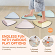 VEVOR Kids Balance Steping Stones Γήπεδο αισθητηριακών εμποδίων 6 ΤΕΜ. Εσωτερικός εξωτερικός χώρος