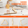 VEVOR Kids Balance Beam Stepping Stones Gymnastics Children Balance Board 3 ΤΕΜ