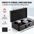 VEVOR 162 PSA Graded Card Storage Box 5 Slots Θήκη για αθλητικές κάρτες Κωδική κλειδαριά