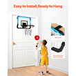 VEVOR Kids Basketball Hoop Φώτα LED & Πίνακας Αποτελεσμάτων ήχου Εσωτερικό στεφάνι μπάσκετ