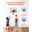 VEVOR Kids Basketball Hoop Φώτα LED & Πίνακας Αποτελεσμάτων ήχου Εσωτερικό στεφάνι μπάσκετ