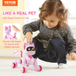 VEVOR RC Robot Cat Toy for Kid Talking Dancing Touch Remote Control με δυνατότητα προγραμματισμού