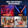 VEVOR Lightsaber 12 RGB Χρώματα 38" Σίγαση ήχου Επαναφορτιζόμενη Dueling Light Saber