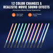 VEVOR Lightsaber 12 RGB Colors 4 Sounds Rechargeable FX Dueling Light Saber