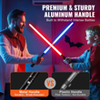 VEVOR Lightsaber 12 RGB Χρώματα 16 Ήχοι Επαναφορτιζόμενο 40" Dueling Light Saber