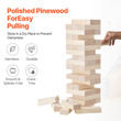 VEVOR Tumbling Timber Toy 54 Blocks Large Tumble Tower Blocks Game Τσάντα από ξύλο πεύκου