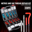 VEVOR Helicoil Thread Repair Kit 338 Piece SAE και Metric Rethreading Tool Kit