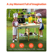 VEVOR Wooden Mud Kitchen Outdoor Toy Play Σετ κουζίνας για παιδιά Pretend Playset