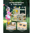 VEVOR Wooden Mud Kitchen Outdoor Toy Play Σετ κουζίνας για παιδιά Pretend Playset