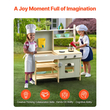 VEVOR Wooden Mud Kitchen Outdoor Toy Play Σετ κουζίνας για παιδιά Pretend Playset