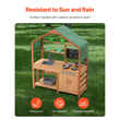 VEVOR Wooden Mud Kitchen Outdoor Toy Play Σετ κουζίνας για παιδιά Pretend Playset