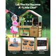 VEVOR Wooden Mud Kitchen Outdoor Toy Play Σετ κουζίνας για παιδιά Pretend Playset