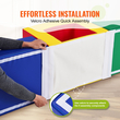 VEVOR Toddler Climbing Toys Indoor, 5 Piece Climb, Crawl and Tunnel Equipment Soft Play, Foam Climbing Toys, Kids Tunnel Maze με σκάλες και ράμπα, Εσωτερικός χώρος για παιδιά προσχολικής ηλικίας Εύκολος καθαρισμός (Ποικίλα)