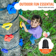 VEVOR Ninja Kit Climbing Tree 12 Tree Climbing Hold 6 Ratchet Straps Outdoor