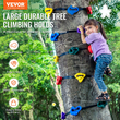 VEVOR Ninja Kit Climbing Tree 20 Tree Climbing Hold 6 Ratchet Straps Outdoor