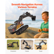 VEVOR Remote Control Excavator Toy 22 Channel 1:14 Scale RC Excavator Digger