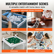 VEVOR Mahjong Τραπέζι 4 Παίκτης Πτυσσόμενο Τραπέζι και Επιτραπέζιο Πατάκι Θήκη για τσιπ