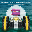 VEVOR Amphibious Remote Control Car Boat 2,4 GHz 4WD RC Boat Kids Adults Yellow