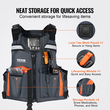 VEVOR Watersports Life Vest PFD 96N Buoyancy Life Jacket για άνδρες και γυναίκες L