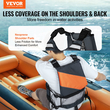 VEVOR Watersports Life Vest PFD 80N Buoyancy Life Jacket για άνδρες και γυναίκες S