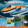 VEVOR 2 PCS RC Boat 2,4 GHz Remote Control Racing Boat 12 km/h Παιδιά Ενήλικες Δώρο