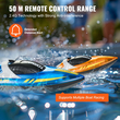 VEVOR 2 PCS RC Boat 2,4 GHz Remote Control Racing Boat 12 km/h Παιδιά Ενήλικες Δώρο