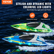 VEVOR 2 PCS RC Boat 2,4 GHz Remote Control Racing Boat 12 km/h Παιδιά Ενήλικες Δώρο