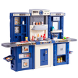 VEVOR Kitchen Playset Kids Pretend Cooking Play Toy 74 Piece Αξεσουάρ Μπλε