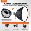 VEVOR Parabolic Softbox 33 σε Quick Release & Quick Fold & Portable