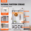 VEVOR Hall Tree Wooden Hall Tree με πάγκο 7 γάντζους για είσοδο και διάδρομο