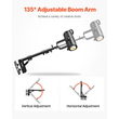 Βάση τοίχου VEVOR Triangle Boom Light Stand 39,37 in/100cm Ring Light Support