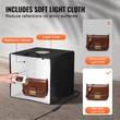 VEVOR 12" x 12" Photo Studio Light Box 3000-5600K 6 έγχρωμα σκηνικά διπλής όψης