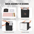 VEVOR 16" x 16" Photo Studio Light Box 3000-5600K 6 έγχρωμα σκηνικά διπλής όψης