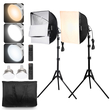 VEVOR Softbox Lighting Kit 16 in x 16 in 3000-6500K Ρυθμιζόμενο για λήψη