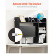 VEVOR Desktop Bookshelf Black Desktop Storage Organizer 2-Tier για γραφείο και σπίτι