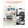 VEVOR Desktop Bookshelf Desktop Storage Organizer 2-Tier για Office & Home White