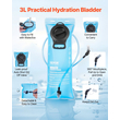 VEVOR Tactical Molle Hydration Pack Σακίδιο πλάτης 3L TPU Water Bladder Πεζοπορία Πεζοπορία