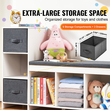 VEVOR Kids Reading Nook Bench 6-Cubby Storage ράφι με μαξιλάρι καθίσματος λευκό