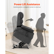 VEVOR Power Lift Recliner Καρέκλα για Ηλικιωμένους Heat and Massage Electric Recliner M