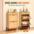 Οργάνωση παπουτσιών VEVOR Rattan Shoe Cabinet με 2 συρτάρια και 1 συρτάρι
