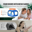 VEVOR 2 Doors Bed Tent Reathable Tent Light Blackout με 0,33 σε πόλους ινών